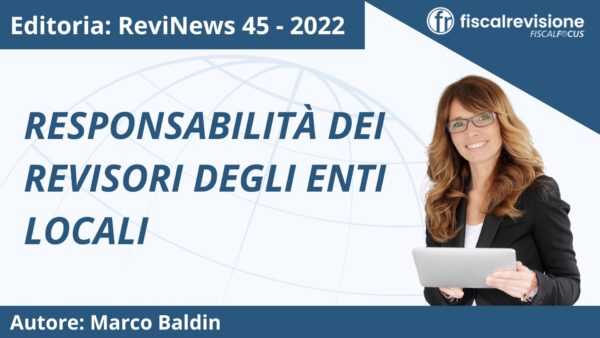 ReviNews - Responsabilità dei revisori degli enti locali